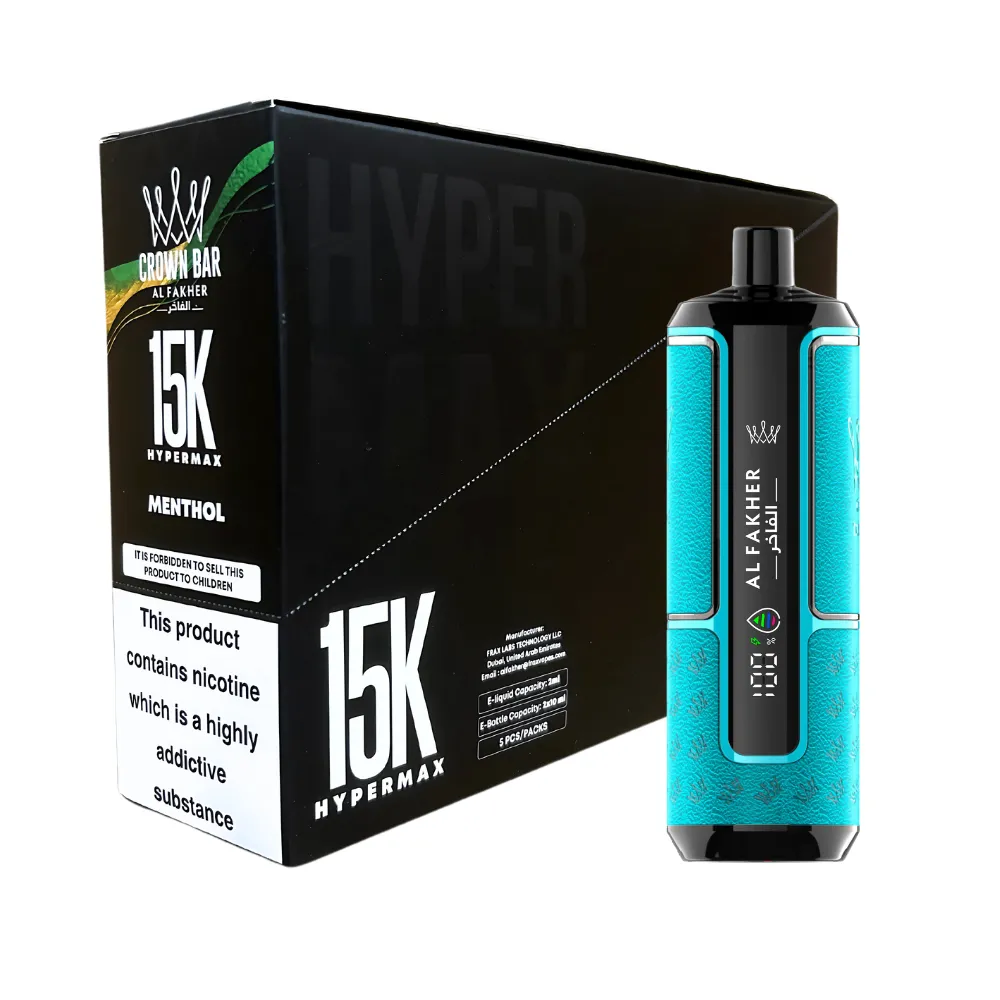 Al Fakher Crown Bar 15k Hyper Max – Box of 5 - Image 3
