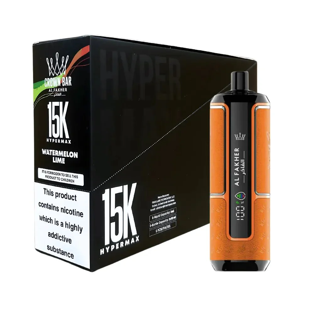 Al Fakher Crown Bar 15k Hyper Max – Box of 5 - Image 4
