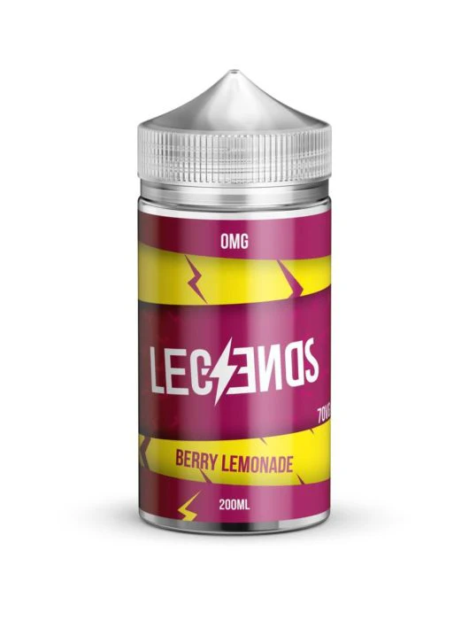 Berry Lemonade Vape Juice By Legends E-Liquid 0mg 200ml 70/30