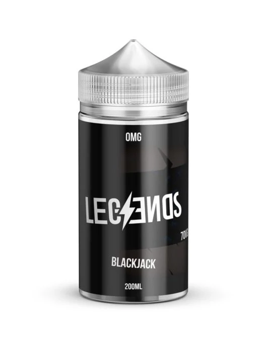 Blackjack Vape Juice By Legends E-Liquid 0mg 200ml 70/30