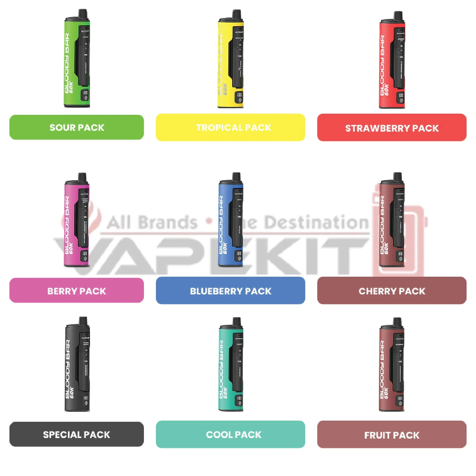 Bloody Bar 60K 4-in-1 Pod Kit - Vape Kit UK