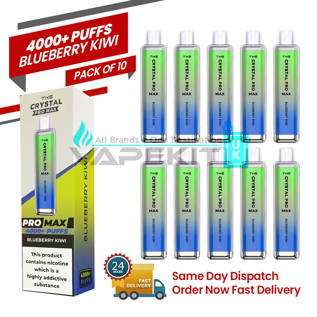 Blueberry Kiwi Crystal Pro Max 4000 Prefilled Vape