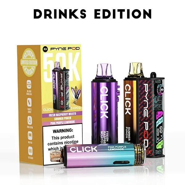 Pyne Pod Click 50000 Box of 5 Box Prefilled Vape Kit – Only £55 - Image 12