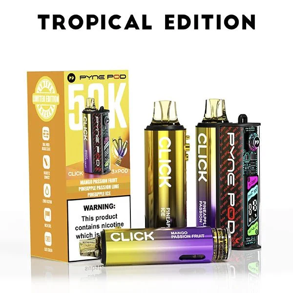 Pyne Pod Click 50000 Box of 5 Box Prefilled Vape Kit – Only £55 - Image 13