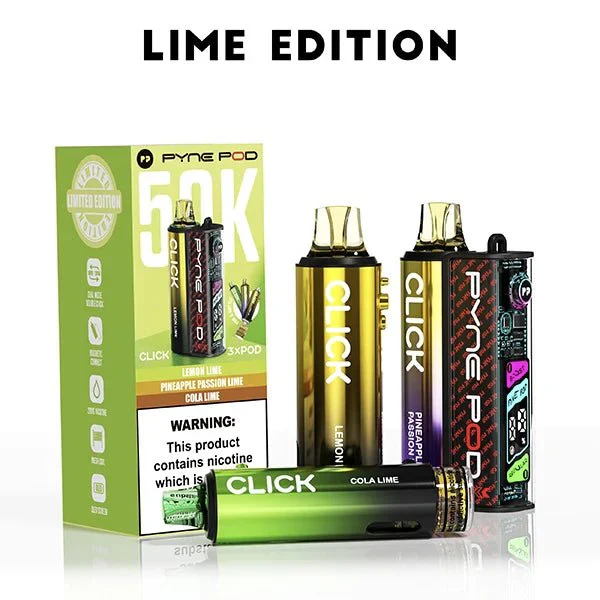 Pyne Pod Click 50000 Box of 5 Box Prefilled Vape Kit – Only £55 - Image 7