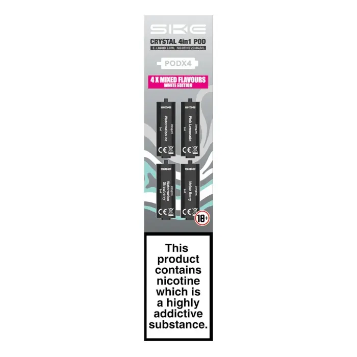 SKE Crystal 4 in 1: Prefilled Pods 20mg (4 Pack) - Buy now at £7.99 - Image 20