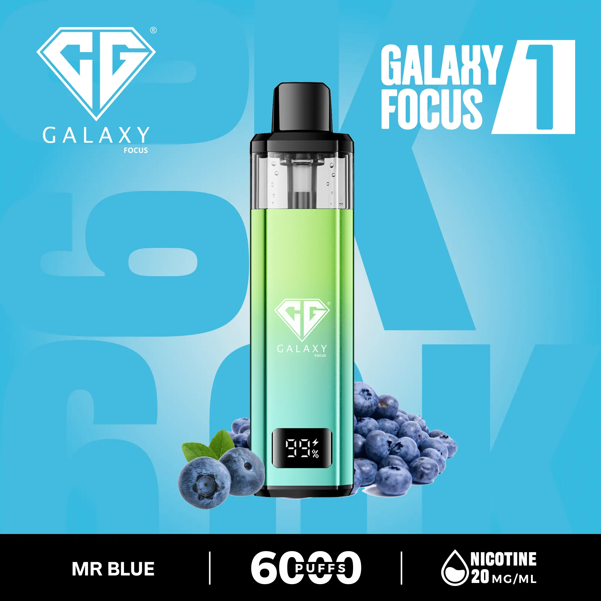 Crystal Galaxy Focus 6000 Puff: Buy this Prefilled Pod Vape - At £9.99 - Image 15