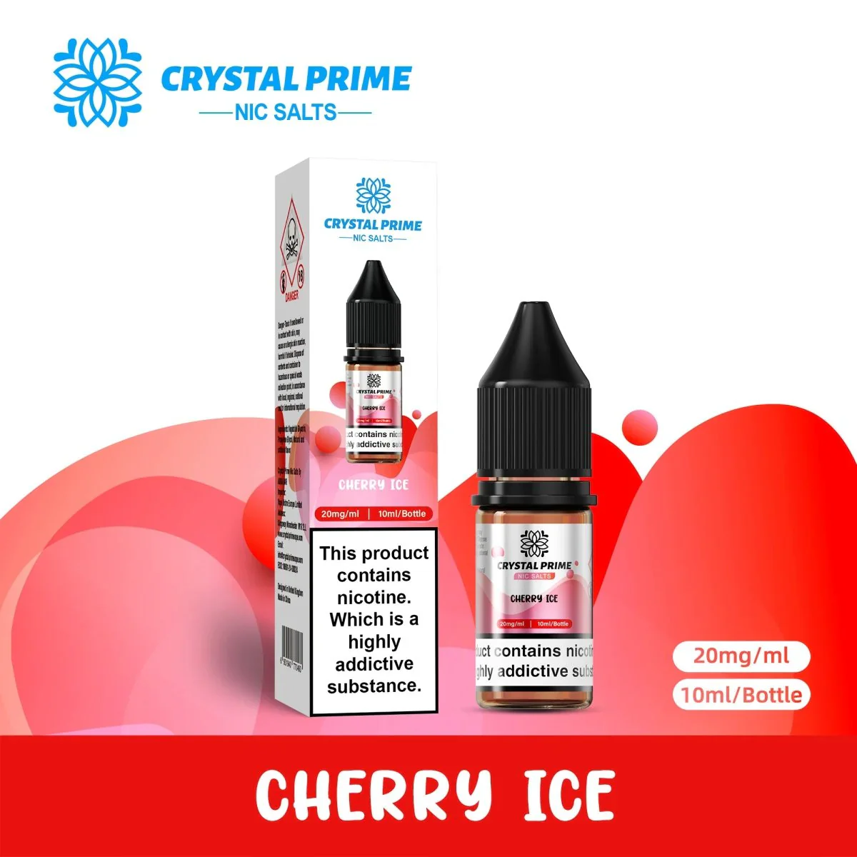 Crystal Prime 7000 Nic Salts 10ml E-liquid Box Of 5 | Only at £9.50 - Image 3