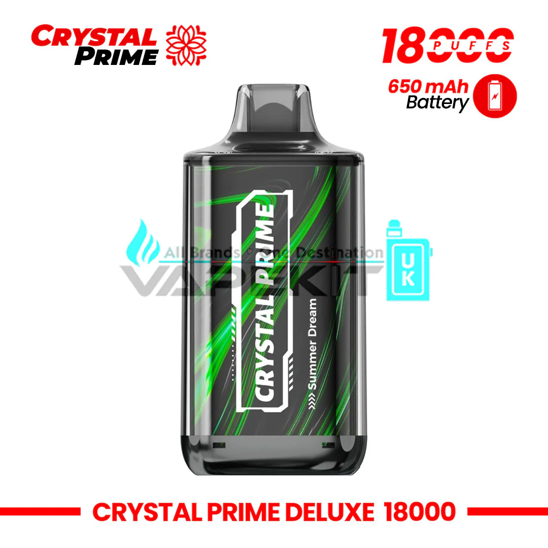Crystal Prime Deluxe 18k Puffs Summer Dream Vape-£10.99