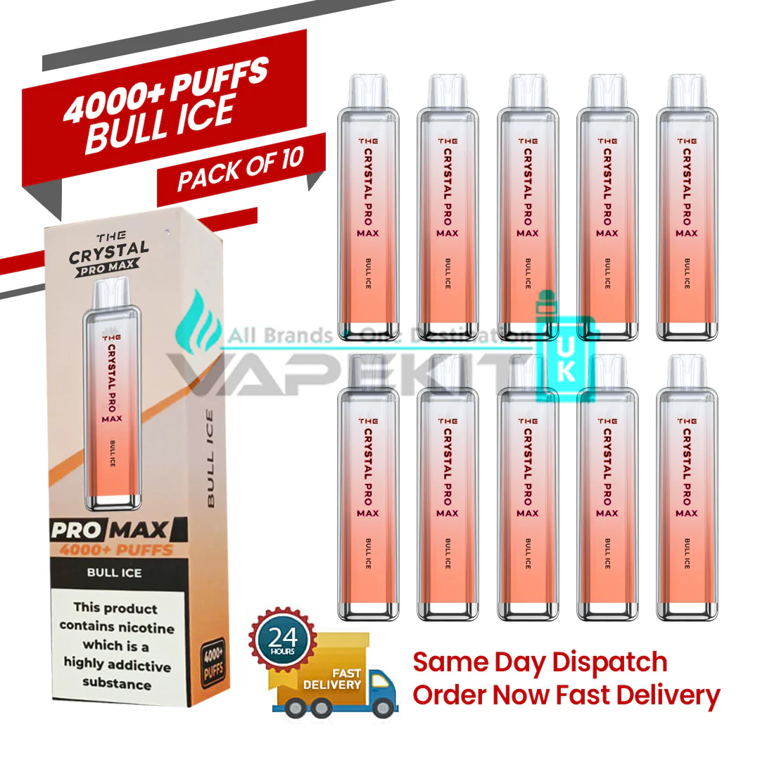 Crystal Pro Max 4000 Bull Ice Prefilled Vape