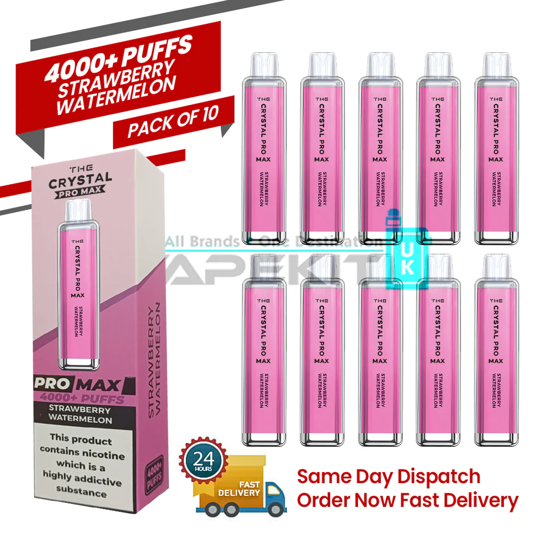 Crystal Pro Max 4000 Prime Strawberry Watermelon Prefilled Vape