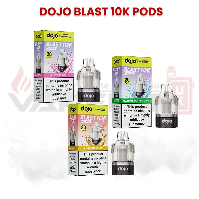 Dojo Blast 10K Replacement Pods: Buy this only at (£4.99)