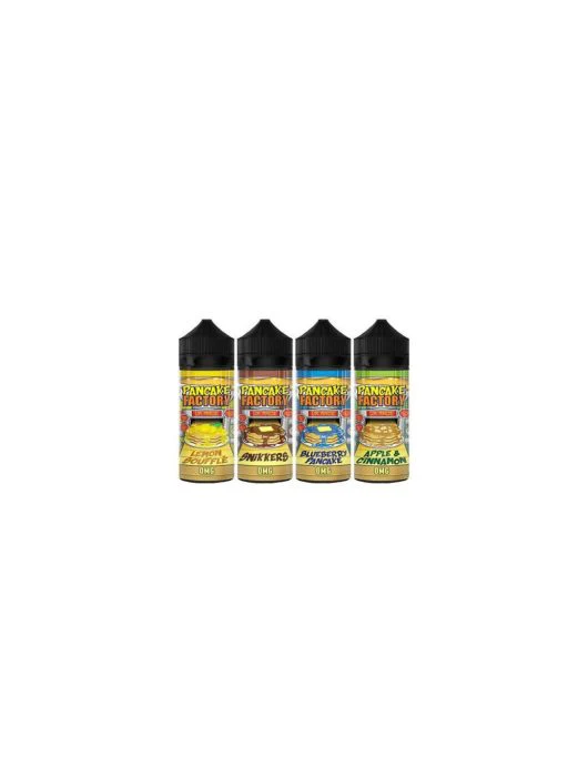 E LIQUID 100ML PANCAKE FACTORY VAPE JUICE 70/30 0MG SUB OHM PREMIUM