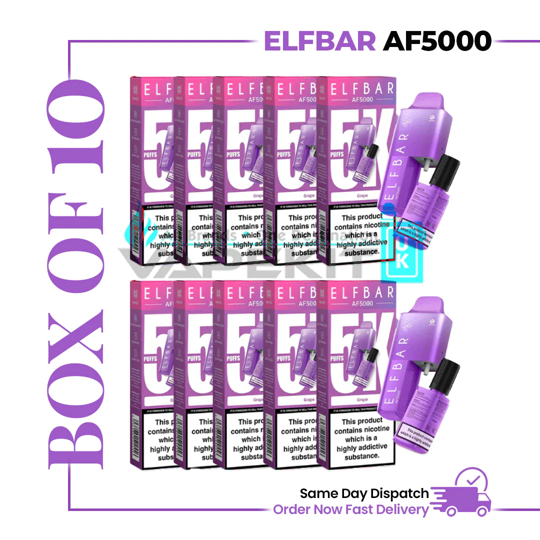 ELF BAR AF5000 Grape Prefilled Vape Kit
