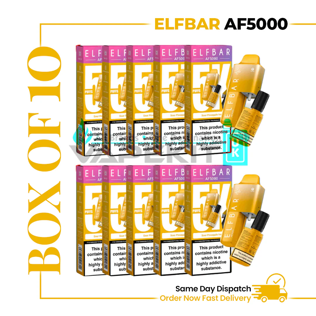 ELF BAR AF5000 Sour Pineapple Ice Prefilled Vape Kit