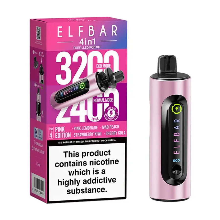 Elf Bar 4 in 1 - Prefilled Pod Vape Kit | Buy only at ÂŁ8.95 - Image 11