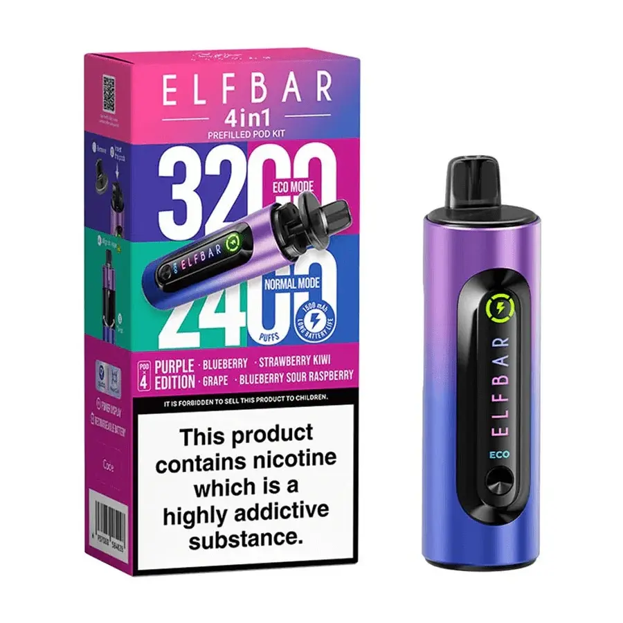 Elf Bar 4 in 1 - Prefilled Pod Vape Kit | Buy only at ÂŁ8.95 - Image 12