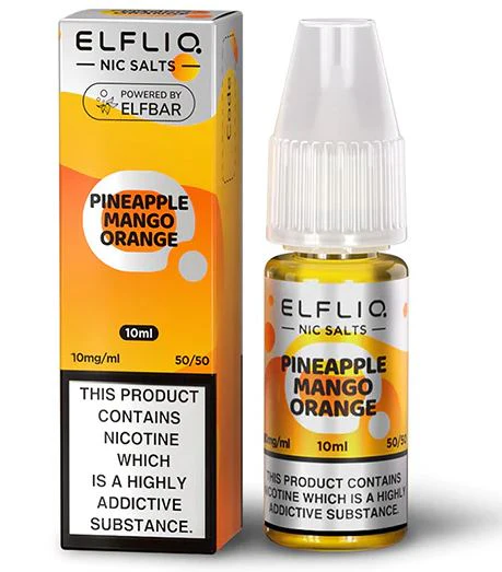 ELFLIQ Nic Salts ELF BAR Pineapple Mango Orange