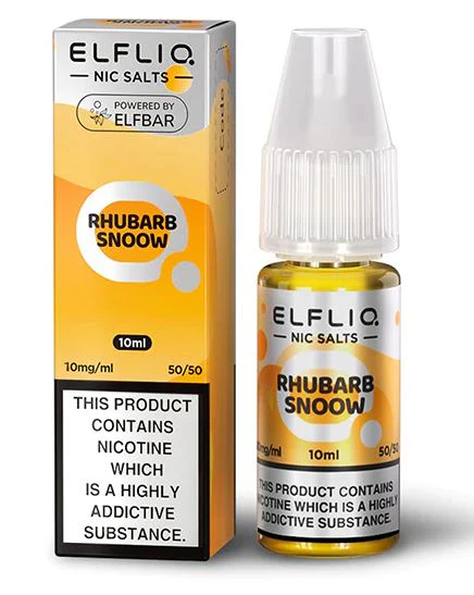 ELFLIQ Nic Salts ELF BAR Rhubarb Snoow