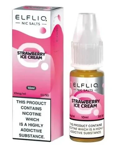 ELFLIQ Nic Salts ELF BAR Strawberry Ice Cream