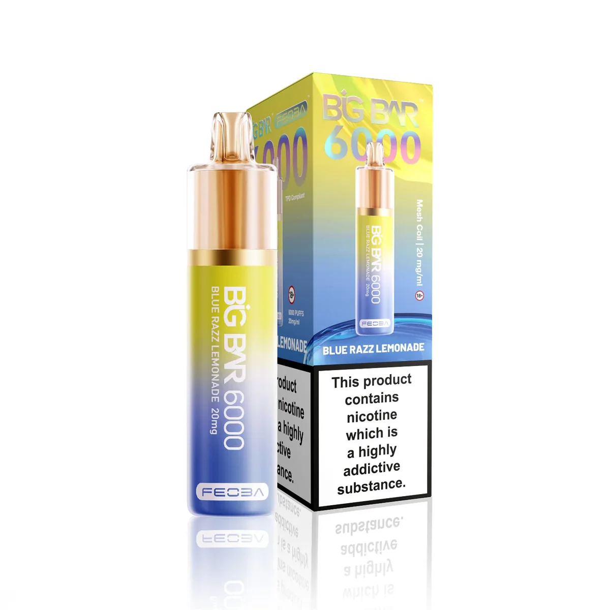 FEOBA Big Bar 6000: Buy this Prefilled Vape Kit - Just at £7.99! - Image 3