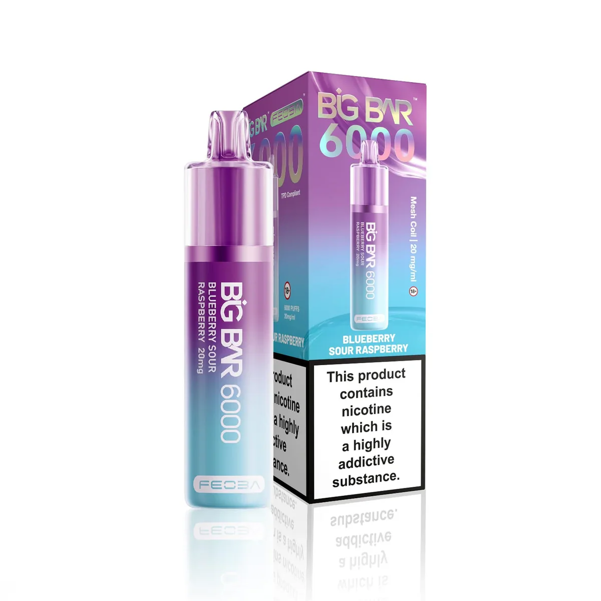 FEOBA Big Bar 6000: Buy this Prefilled Vape Kit - Just at £7.99! - Image 6