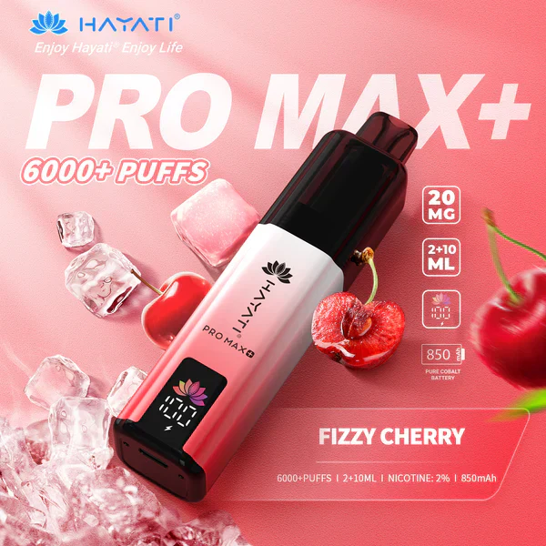 Fizzy Cherry Hayati Pro Max Plus 6000 | Buy Only at (Ā£8.95)