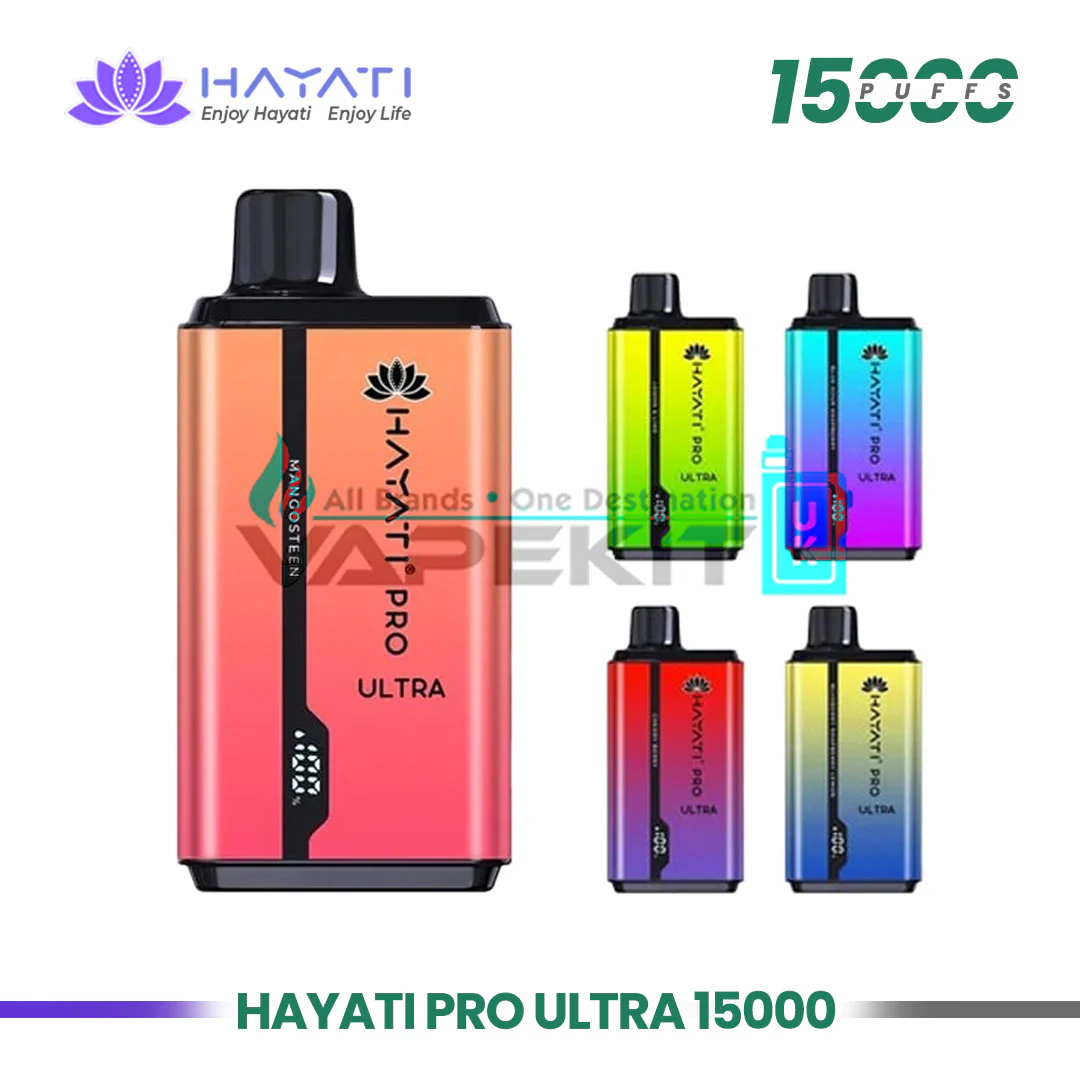 Hayati Pro Ultra 15000 Box of 10 (Just at £94.89)
