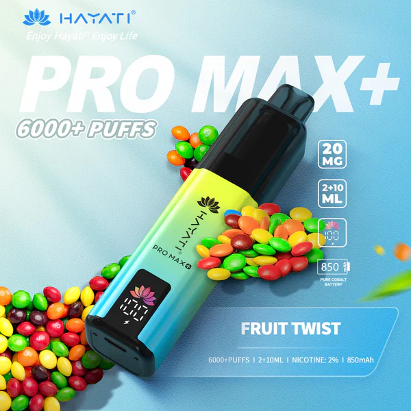 Hayati Pro Max Plus 6000 Fruit Twist Flavour - At ÂŁ8.95!