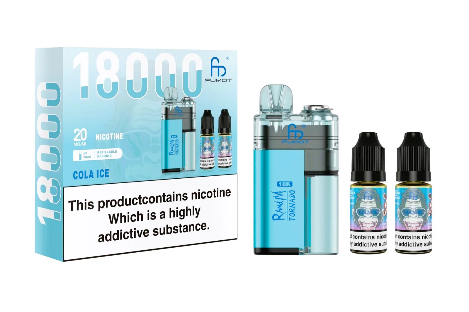 Fumot 18000 Powered By RandM - 37 Flavours - Image 4