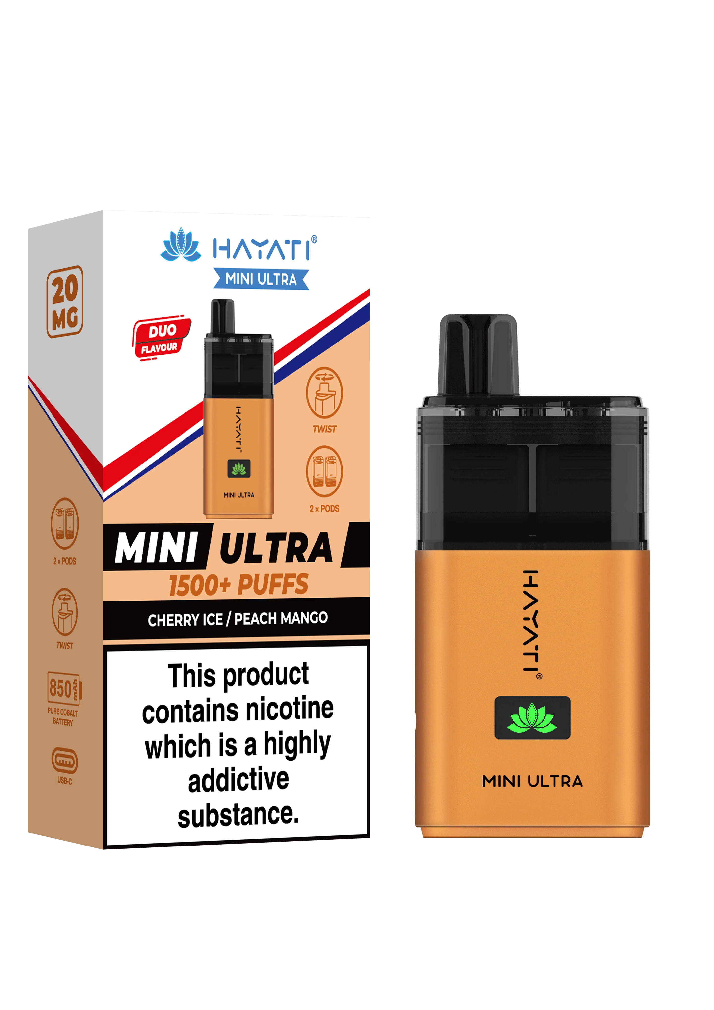 Hayati Mini Ultra 1500 Vape | Just £3 | Shop Now! - Image 10