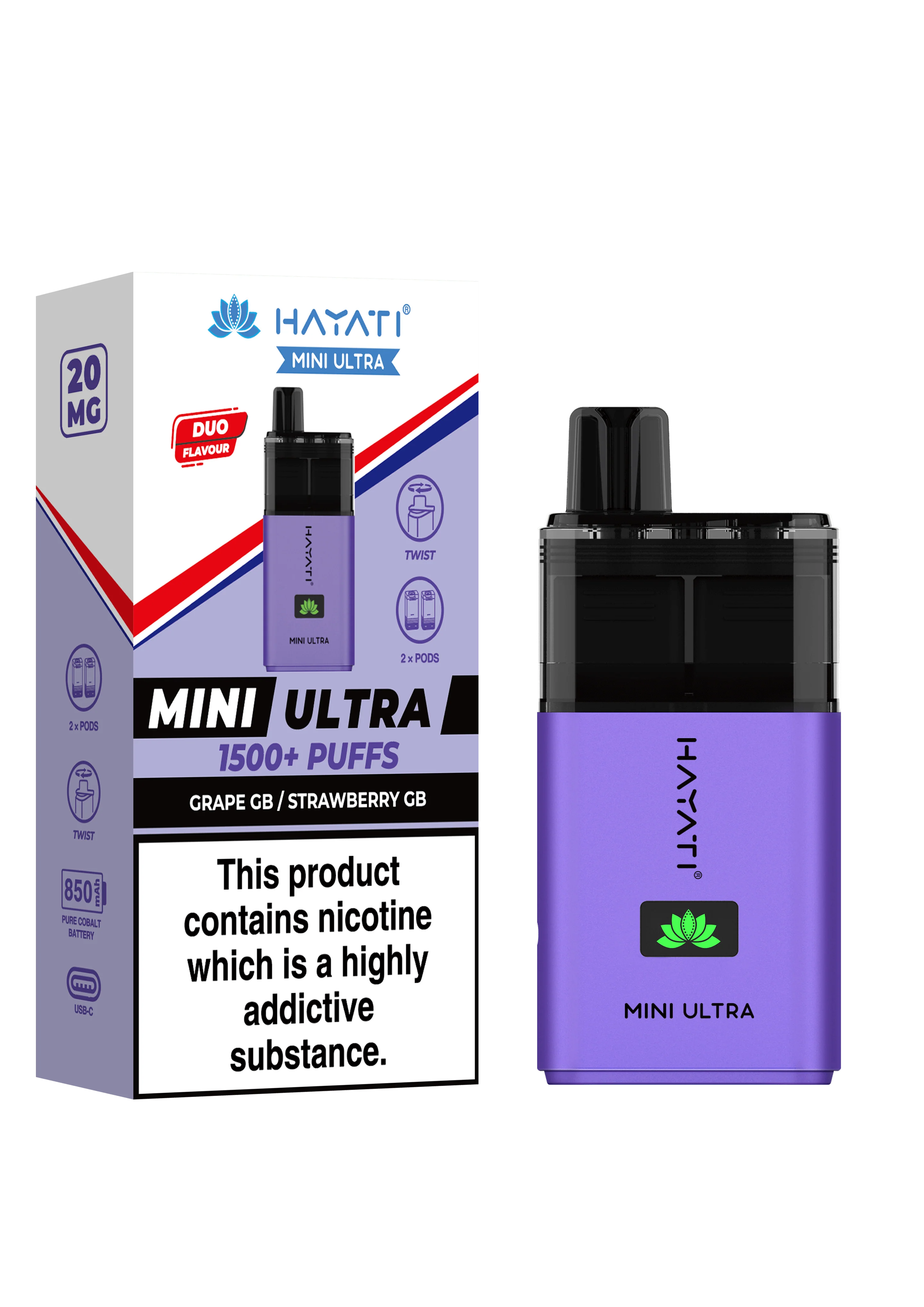 Hayati Mini Ultra 1500 Vape | Just £3 | Shop Now! - Image 13