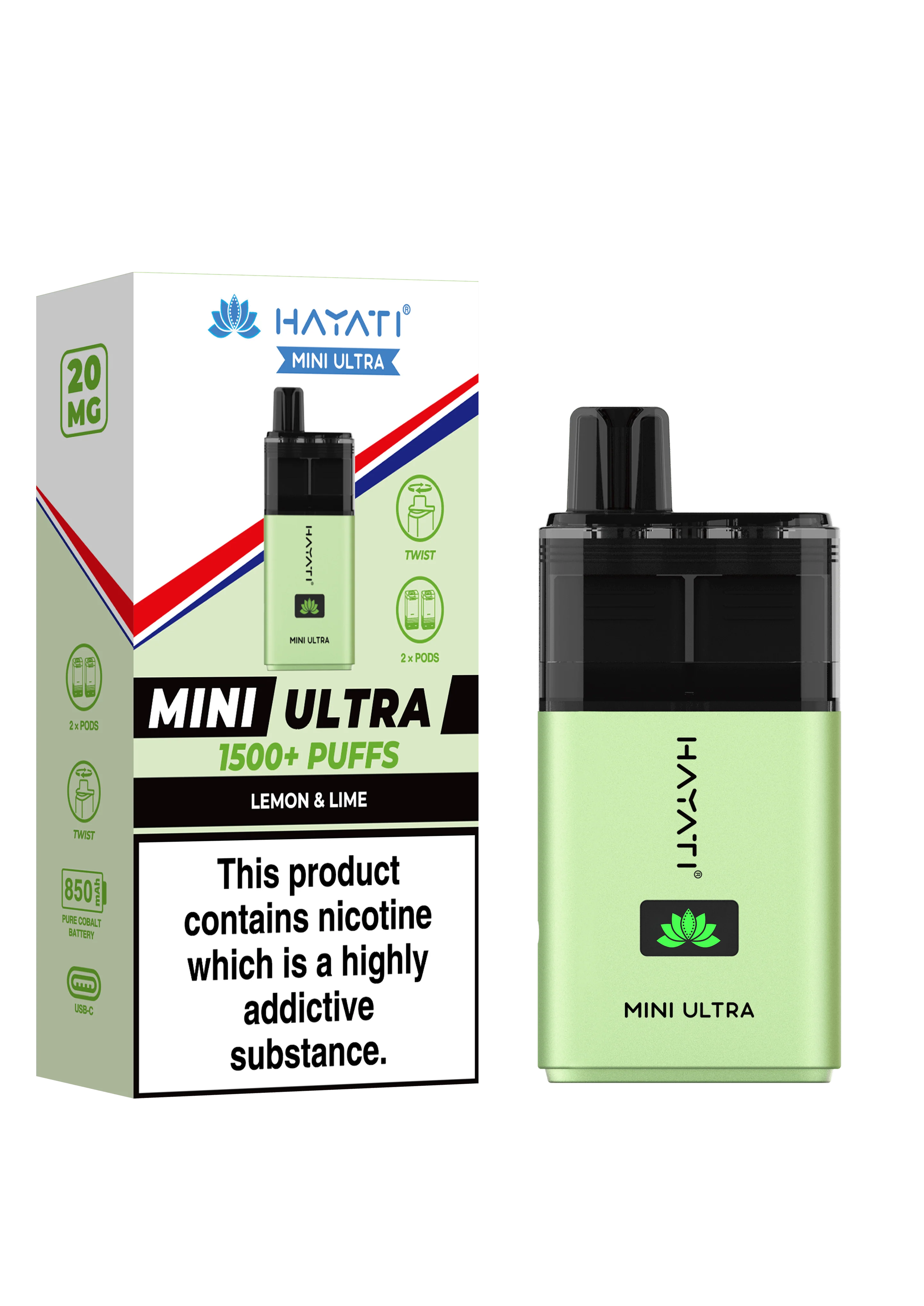 Hayati Mini Ultra 1500 Vape | Just £3 | Shop Now! - Image 14