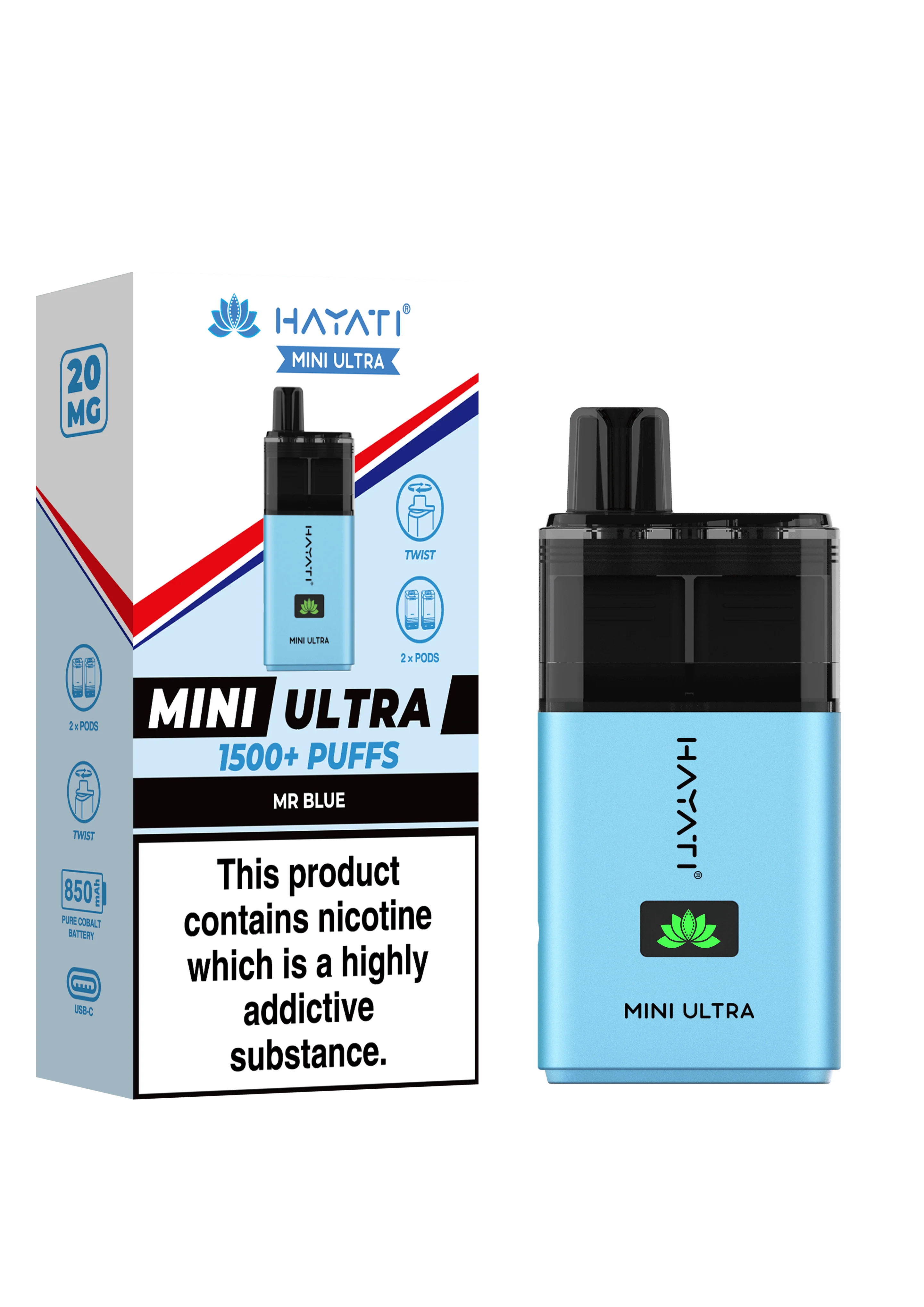 Hayati Mini Ultra 1500 Vape | Just £3 | Shop Now! - Image 15