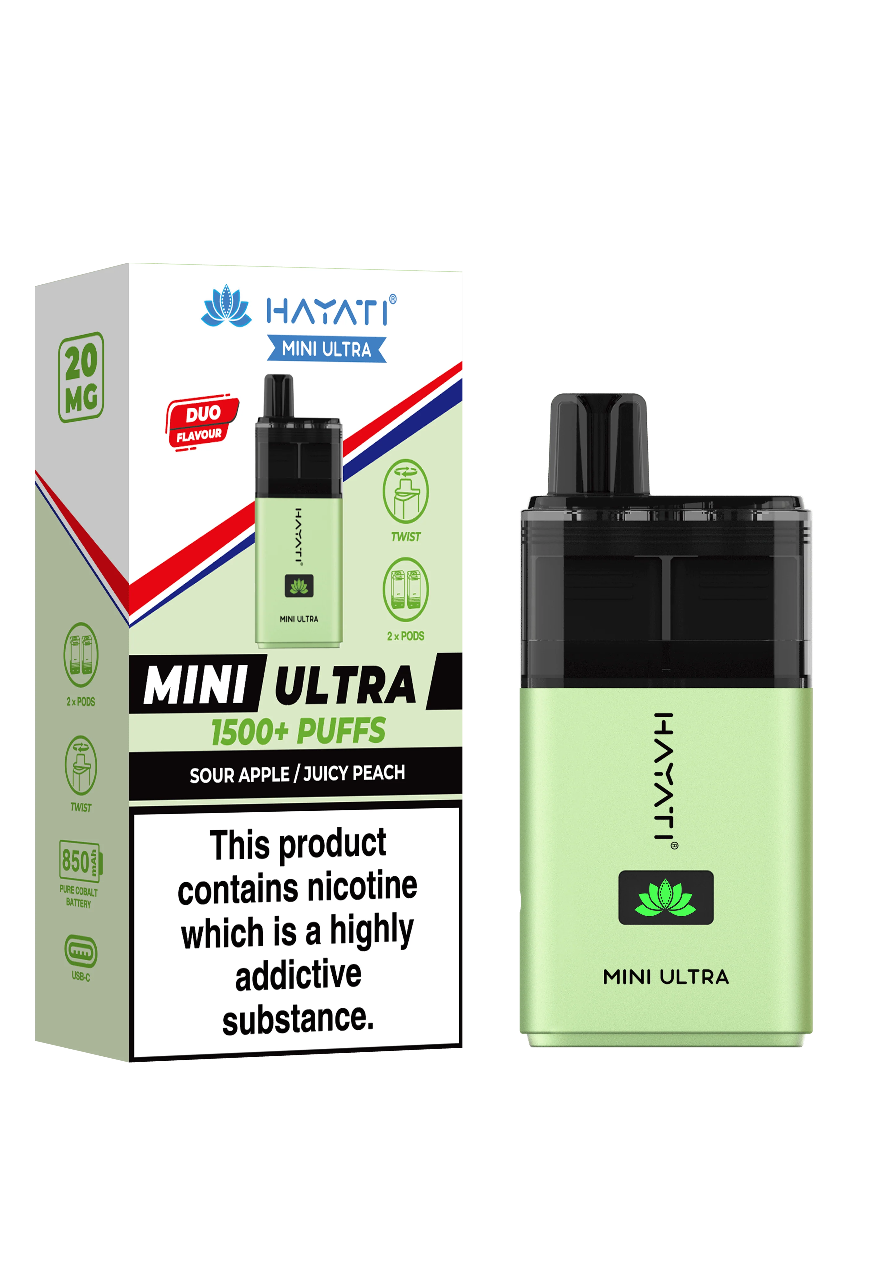 Hayati Mini Ultra 1500 Vape | Just £3 | Shop Now! - Image 16