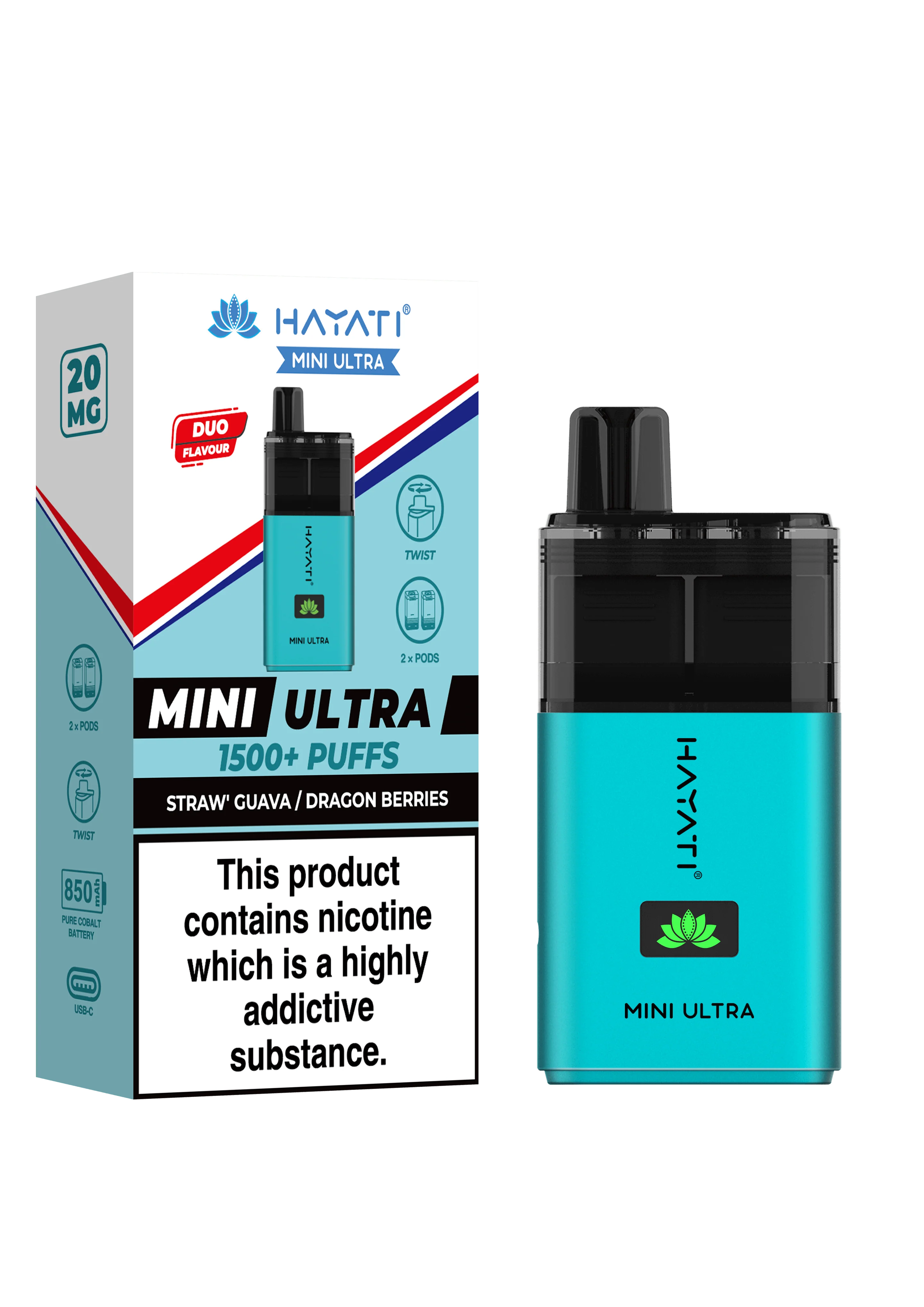 Hayati Mini Ultra 1500 Vape | Just £3 | Shop Now! - Image 18