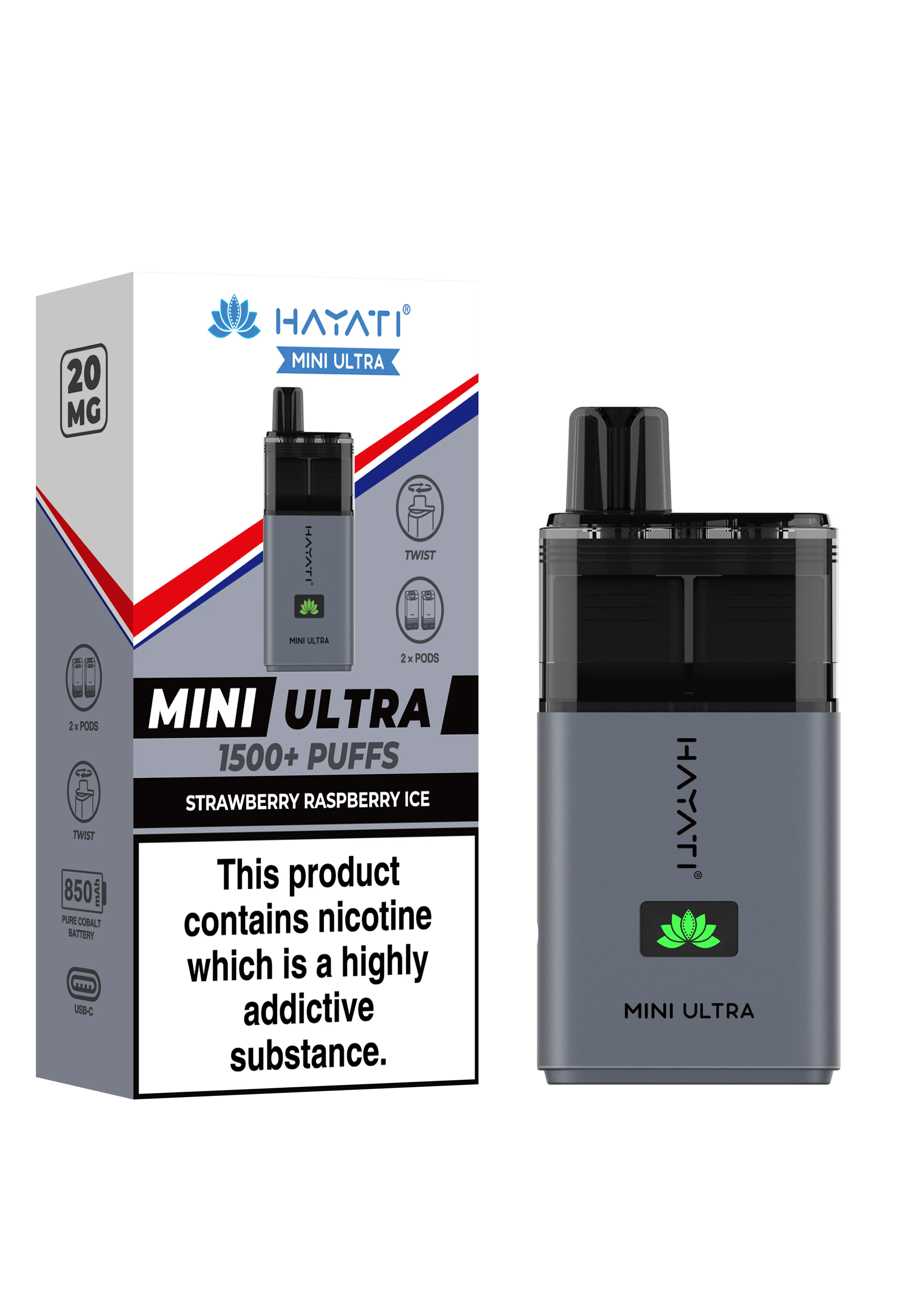Hayati Mini Ultra 1500 Vape | Just £3 | Shop Now! - Image 19