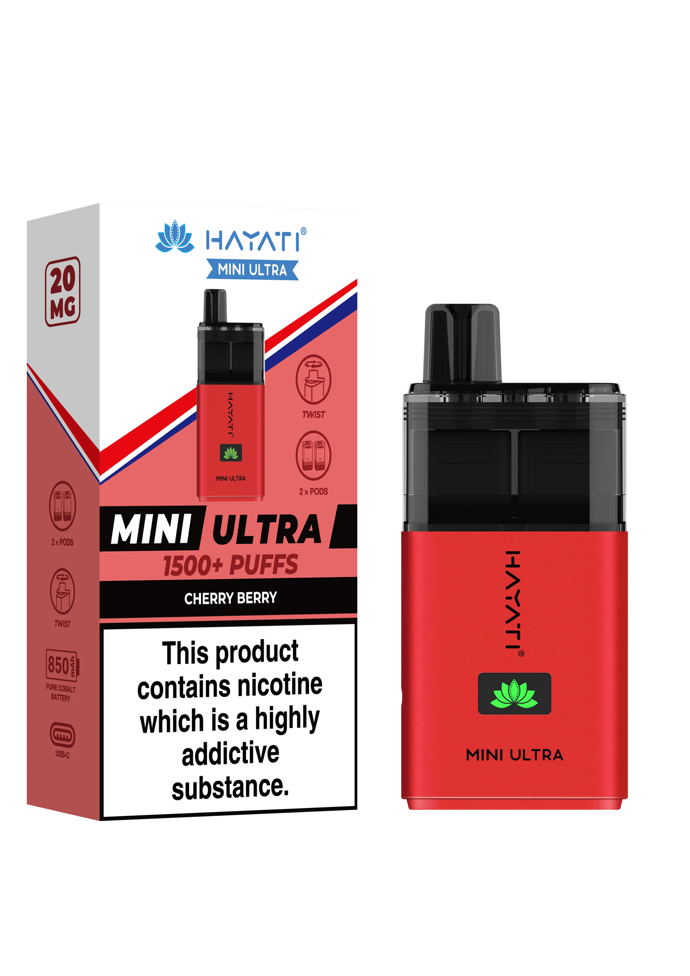 Hayati Mini Ultra 1500 Vape | Just £3 | Shop Now! - Image 9