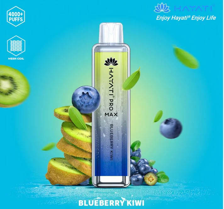 Hayati Pro Max 4000 Blueberry Kiwi Prefilled Vape