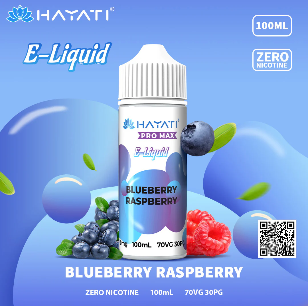 Hayati Pro Max Blueberry Raspberry 100ml Eliquid-£6.95