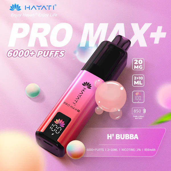 Hayati Pro Max Plus 6000 H Bubba Ice Pop – Buy at just £8.95