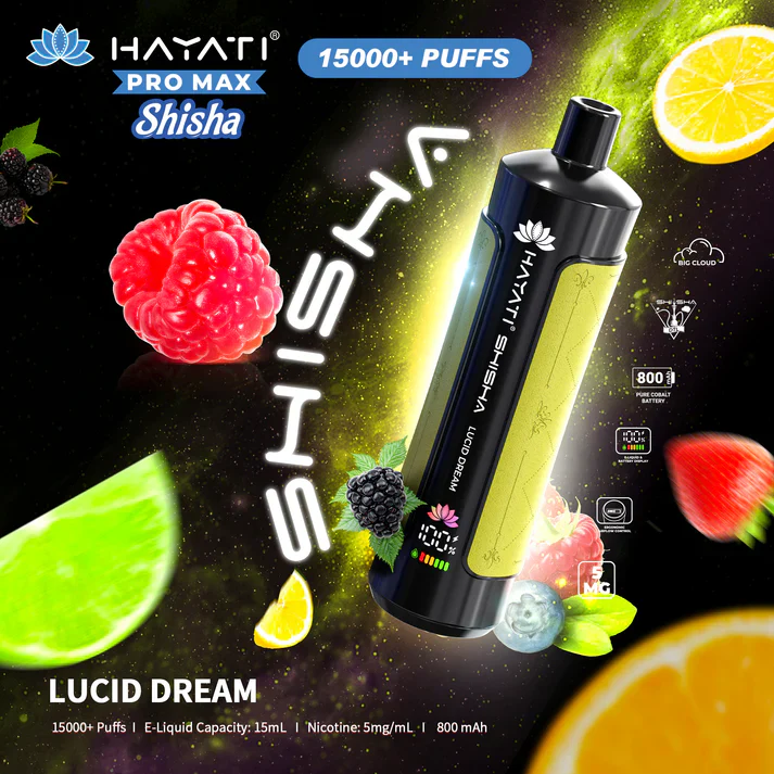 Hayati Pro Max Shisha 15000+ Prefilled Vape Puffs - Image 10