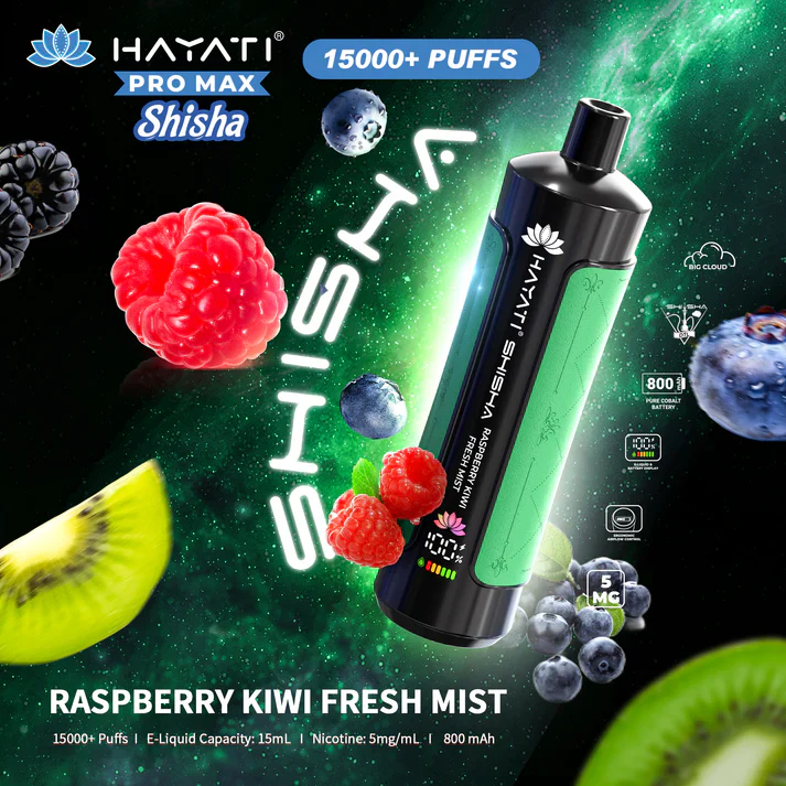 Hayati Pro Max Shisha 15000+ Prefilled Vape Puffs - Image 14