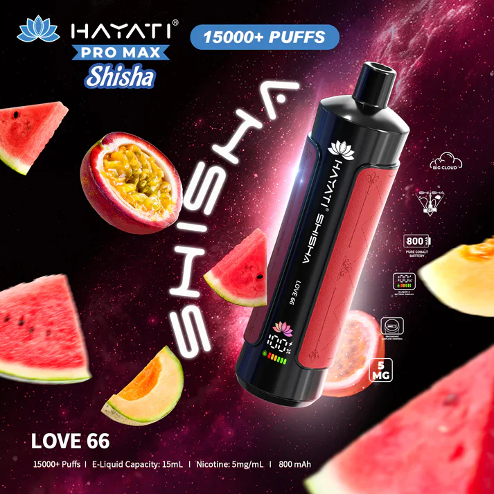 Hayati Pro Max Shisha 15000+ Prefilled Vape Puffs - Image 15