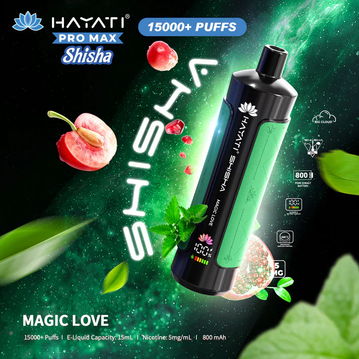 Hayati Pro Max Shisha 15000+ Prefilled Vape Puffs - Image 17