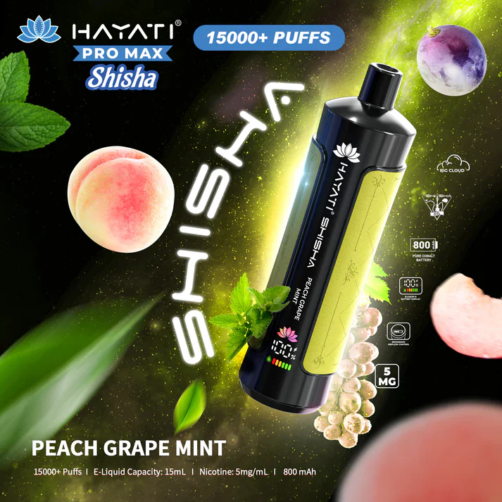 Hayati Pro Max Shisha 15000+ Prefilled Vape Puffs - Image 19