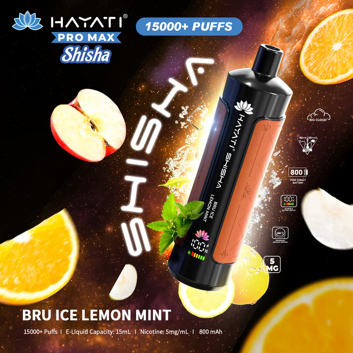 Hayati Pro Max Shisha 15000+ Prefilled Vape Puffs - Image 8