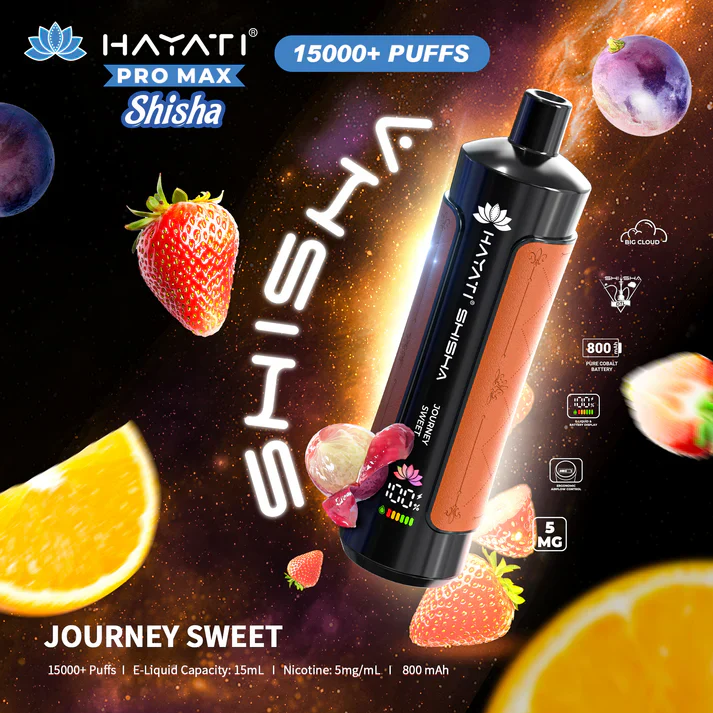 Hayati Pro Max Shisha 15000+ Prefilled Vape Puffs - Image 9