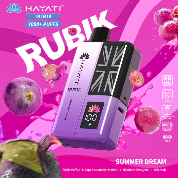 Hayati Rubik 7000 Prefilled Vape Kit (Best Price & Deals) - Image 16