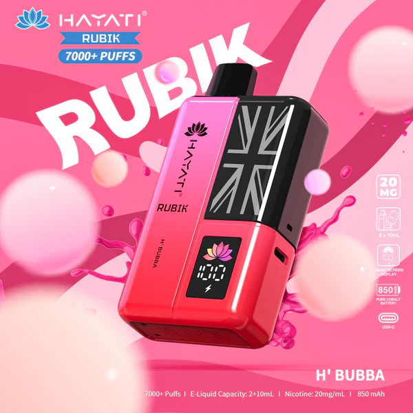 Hayati Rubik 7000 Prefilled Vape Kit (Best Price & Deals) - Image 8